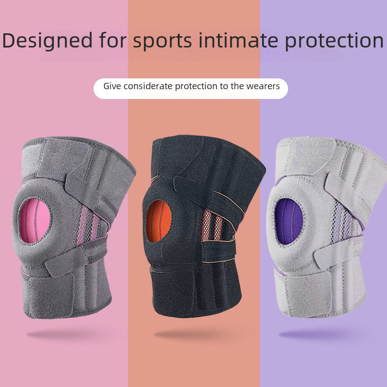Verstellbare Knie-Wickelbandage mit offener Patella