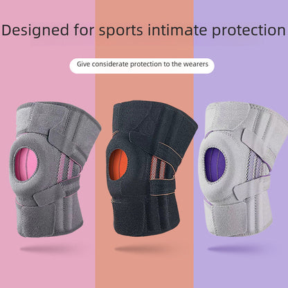 Verstellbare Knie-Wickelbandage mit offener Patella