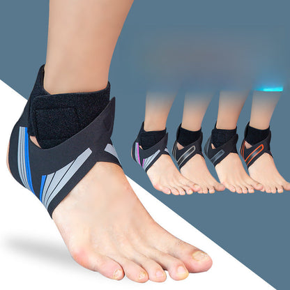 Knöchel-Wickelbandage mit blauen Akzenten