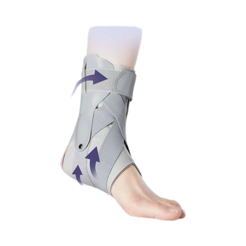 Knöchelbandage mit Kreuzgurten und seitlichem Panel
