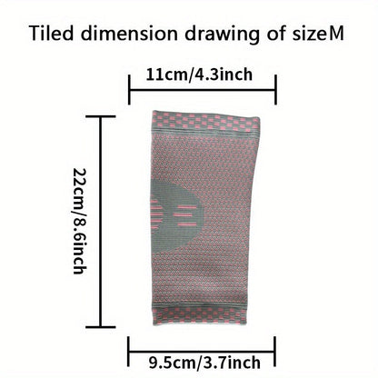 Ellenbogenbandage mit unterschiedlichen Strickzonen