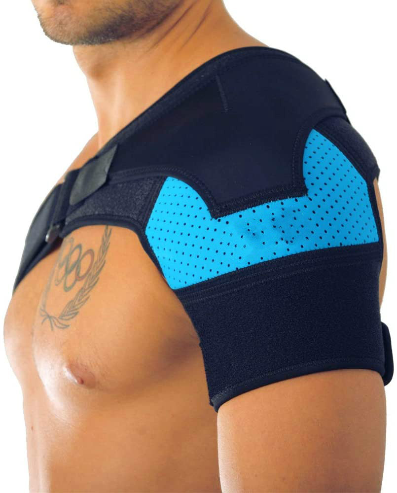 Einseitige Schulterbandage mit Außentasche