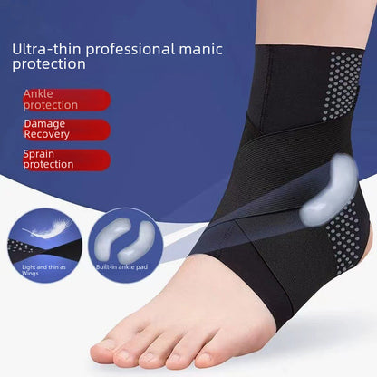 Schmale Knöchelbandage mit Kreuzwicklung
