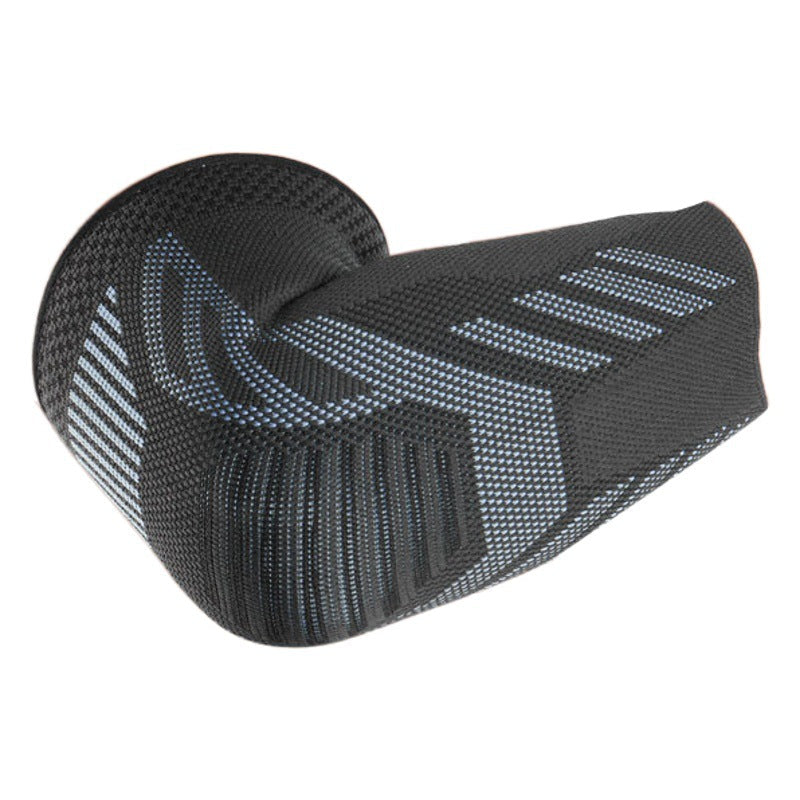 Dunkle Ellenbogenbandage mit Strickzonen