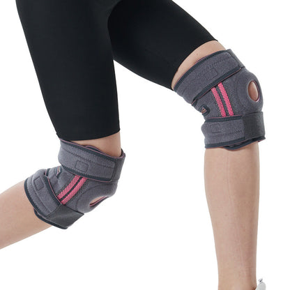 Verstellbare Knie-Wickelbandage mit offener Patella