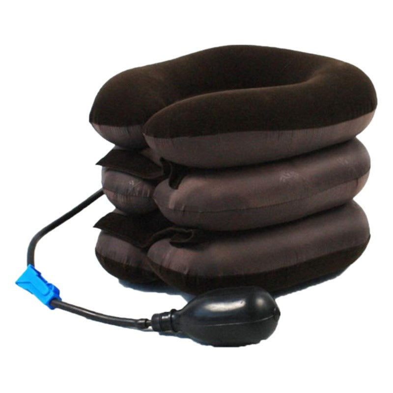 Aufblasbare Nackenstütze mit Handpumpe