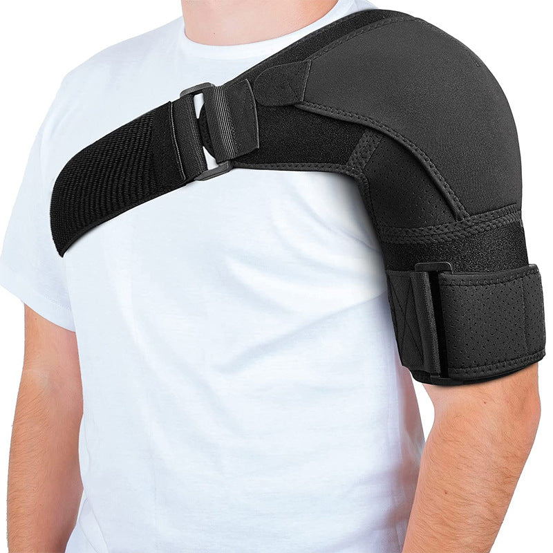 Schulterbandage mit Stützpanel und verstellbaren Gurten