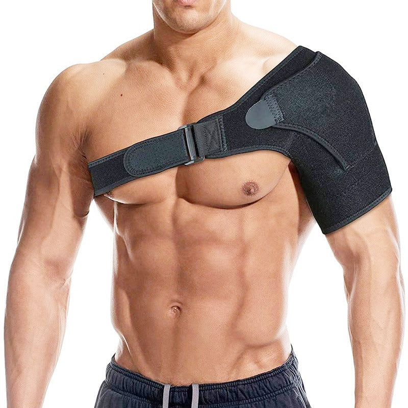 Schulterbandage mit Stützpanel und verstellbaren Gurten