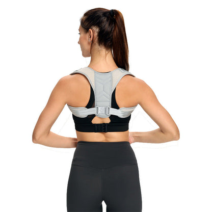 Grauer Schulter-Haltungstrainer in Y-Form