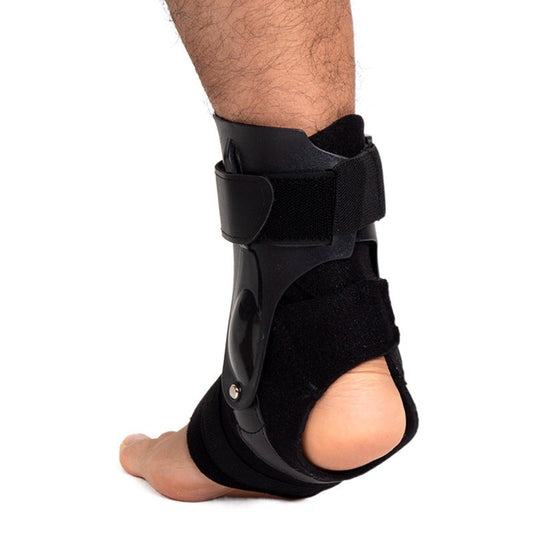 Offene Knöchelbandage mit seitlicher Schiene