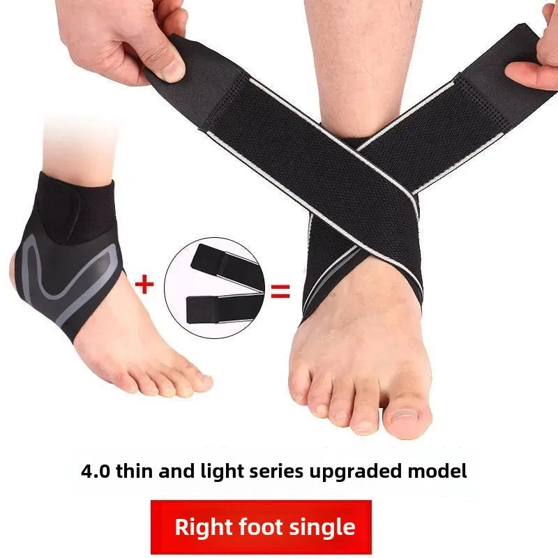 Offene Knöchelbandage mit Kreuzgurten