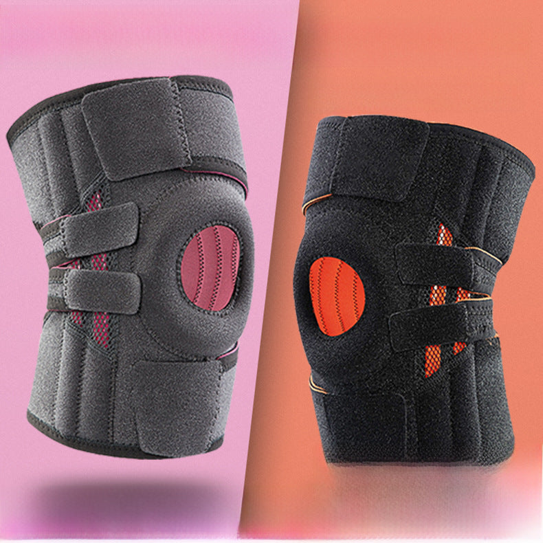 Verstellbare Knie-Wickelbandage mit offener Patella