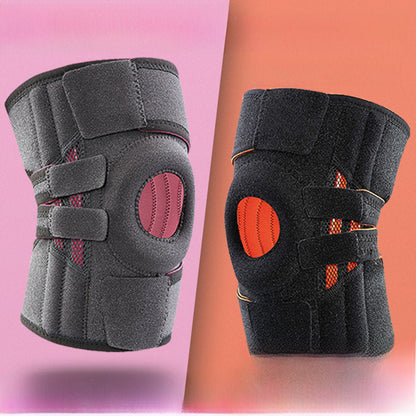 Verstellbare Knie-Wickelbandage mit offener Patella