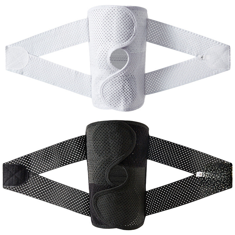 Wickelbare Kniebandage mit Patellaöffnung