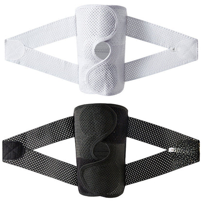 Wickelbare Kniebandage mit Patellaöffnung