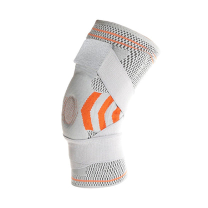 Kniebandage mit Patellaring und Kreuzgurten
