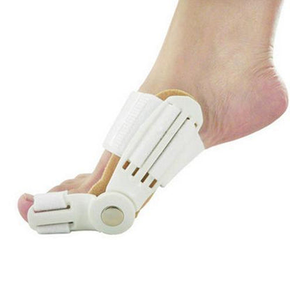 Hallux-valgus-Schiene mit Gelenk und breitem Gurt