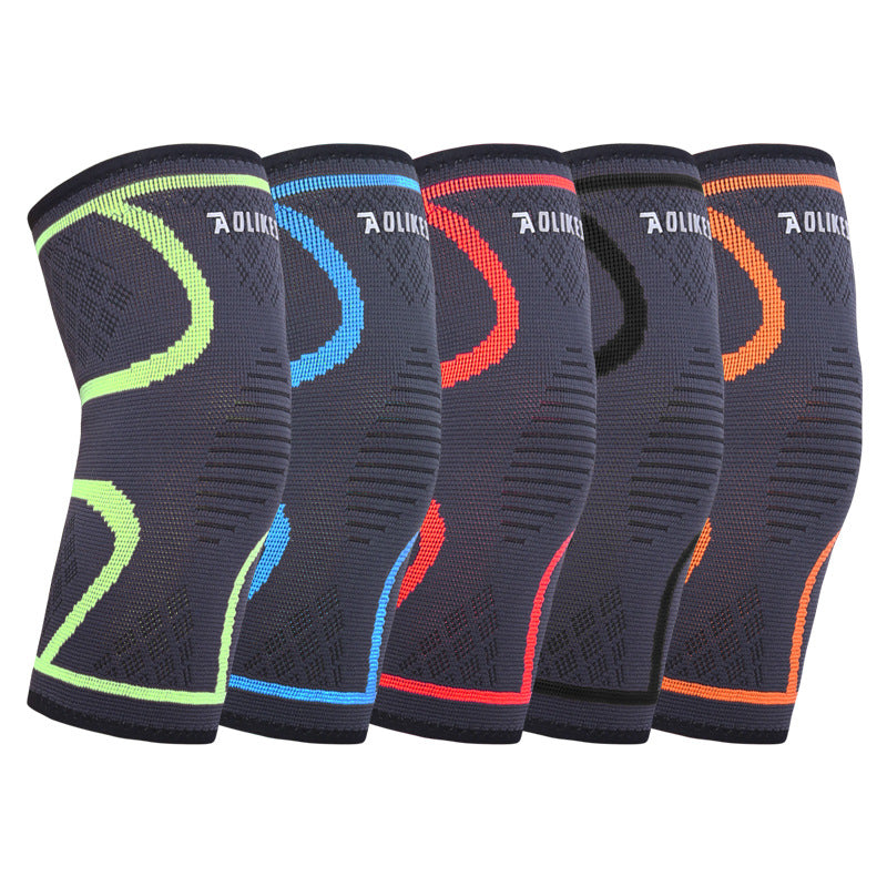 Ellenbogenbandage mit Strickzonen und farbigem Rand