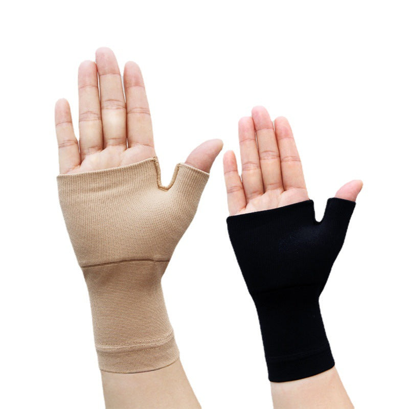 Schwarze Stützbandagen für Hand und Handgelenk