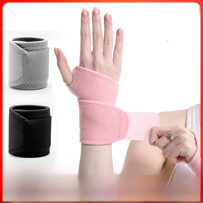 Verstellbare Handgelenkbandage mit Daumenöffnung