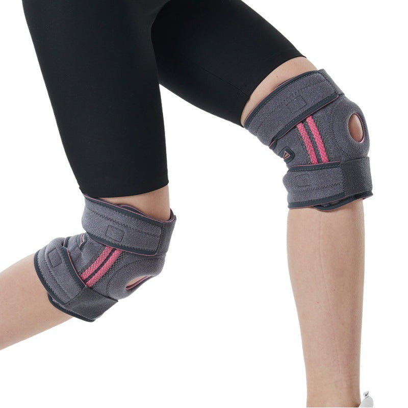 Verstellbare Knie-Wickelbandage mit offener Patella