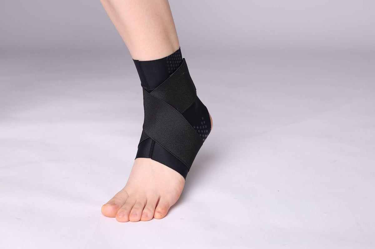 Lange Knöchelbandage mit Kreuzgurten