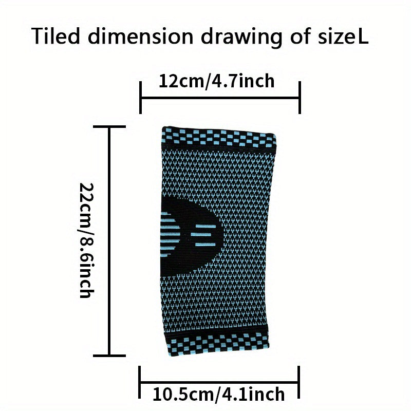 Ellenbogenbandage mit unterschiedlichen Strickzonen