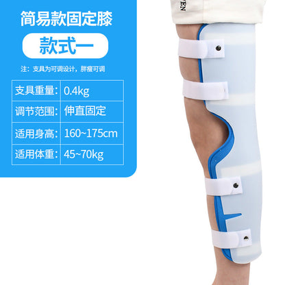 Verstellbare Kniebandage mit Gelenken und Gurten