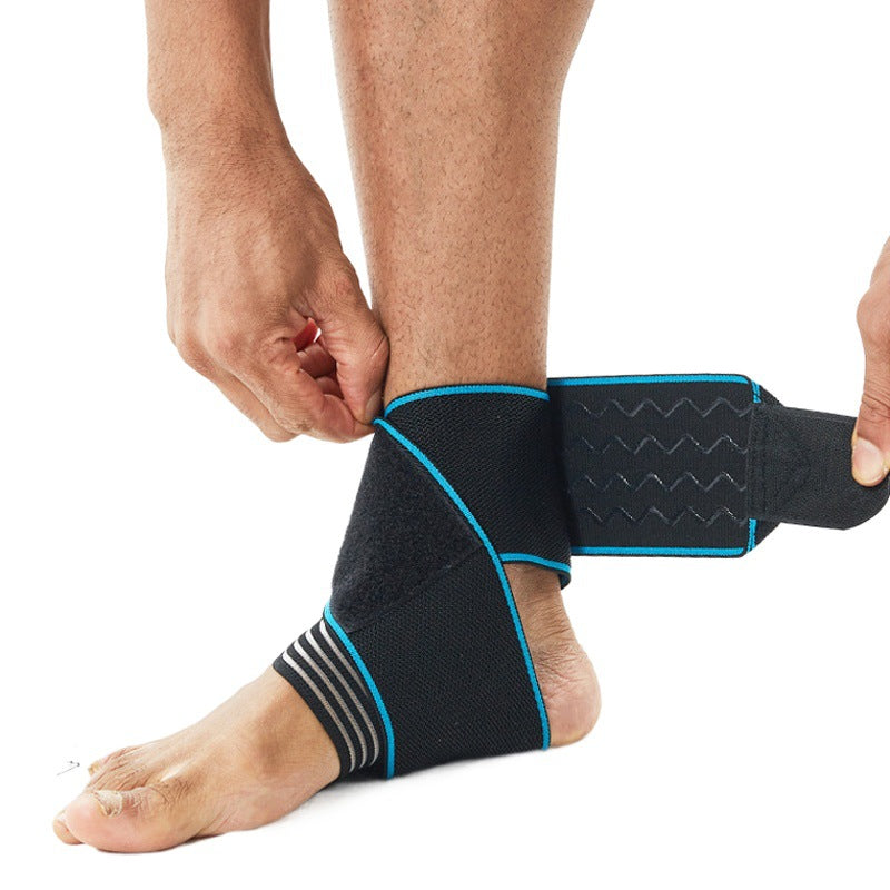 Gestreifte, elastische Knöchel-Wickelbandage