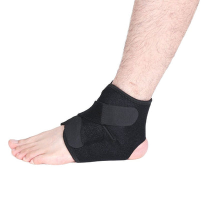 Flache Knöchel-Wickelbandage mit kurzem Abschluss