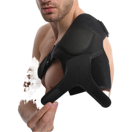 Schulterbandage mit ausgespartem Stützpanel