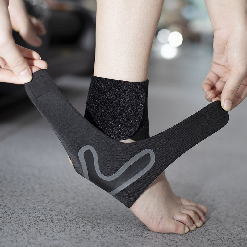 Knöchelbandage mit offener Ferse und V-Panel