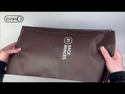 Mesh-Rückenbandage mit Kreuzgurten und Taillenstütze