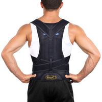 Verbesserter Rückenbandage-Stützgürtel für oberen Rücken, Nacken- und Schulterschmerzen, unsichtbarer Haltungskorrektor, Premium-Material mit praktischem Design für den täglichen Gebrauch