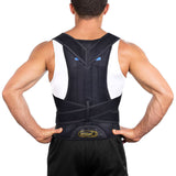 Verbesserter Rückenbandage-Stützgürtel für oberen Rücken, Nacken- und Schulterschmerzen, unsichtbarer Haltungskorrektor, Premium-Material mit praktischem Design für den täglichen Gebrauch