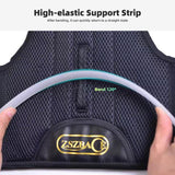 Verbesserter Rückenbandage-Stützgürtel für oberen Rücken, Nacken- und Schulterschmerzen, unsichtbarer Haltungskorrektor, Premium-Material mit praktischem Design für den täglichen Gebrauch
