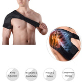 Schulterstütze für Männer und Frauen zur Unterstützung der zerrissenen Rotatorenmanschette, Sehnenentzündung, Luxation, Schleimbeutelentzündung, Neopren-Schulterkompressionshülse