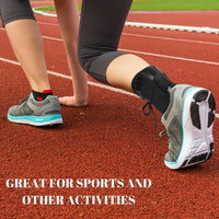 Knöchelorthese, verstellbare Schnürstütze - für Laufen, Basketball, Wiederherstellung von Verletzungen, Verstauchung! Knöchelwickel für Männer Frauen