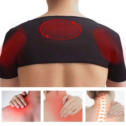 Wärmende Bandage für beide Schultern