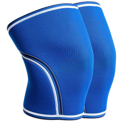 Anatomisch geformte Kniebandagen in Blau