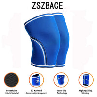 ZSZBACE Kniekompressionsmanschette - Kniestütze - Zum Joggen - Zum Laufen - Zum Trainieren
