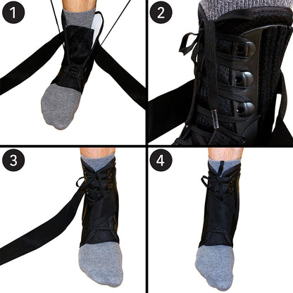 Knöchelbandage mit Schnürung für Sport und Alltag