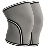 ZSZBACE Knie-Ärmel - 7 mm dicke Kompressions-Kniestütze für Gewichtheben, Powerlifting, Kniebeugen und CrossFit-Training Fitness für Frauen und Männer, 6 GRÖSSE
