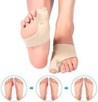 Ballenschutz, Zehentrenner hallux valgus, Bunion Glätteisen Zehengelenkschutz mit eingebautem Silikongelpad für Hallux Valgus (1 Paar)