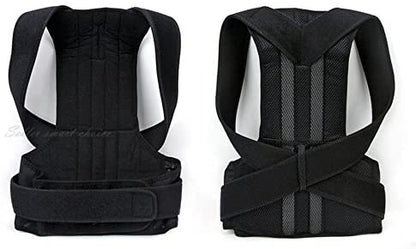 Rückenbandage mit Kreuzgurten und breitem Taillengurt