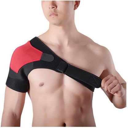 Schulterbandage mit rotem Einsatz