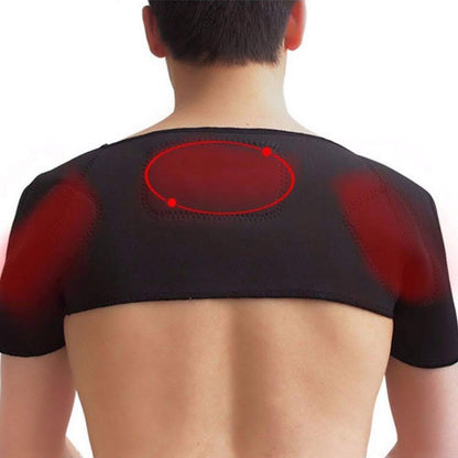 Wärmende Bandage für beide Schultern