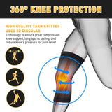 Kniestützen für Männer Frauen - Kompressions-Kniebandage für Arthritis Schmerzlinderung Meniskusriss, rutschfeste Kniestütze für Running Squats Crossfit Other Sport