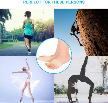 Hallux-valgus-Bandage mit Zehenspreizer
