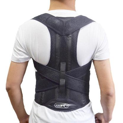 Rückenbandage mit überkreuzten Wickelgurten